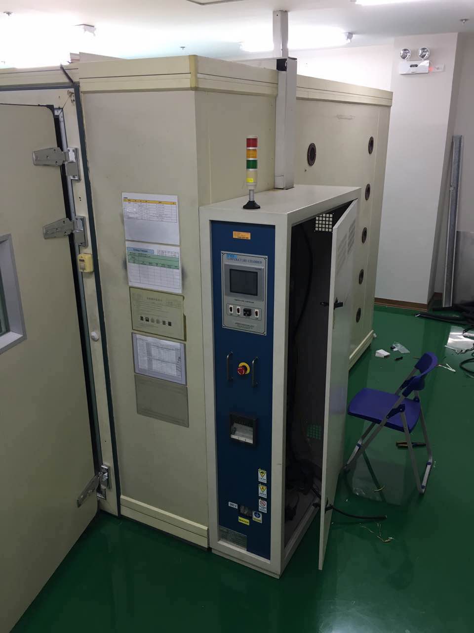 步入式實驗室準備調試