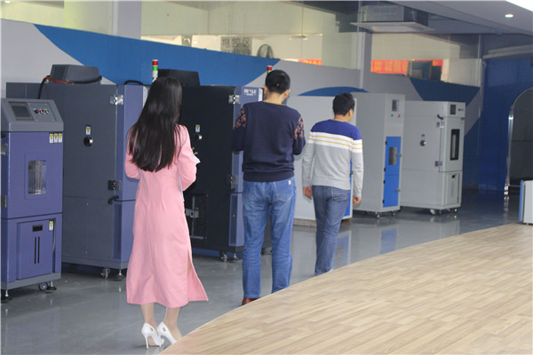 客戶當(dāng)場拍下100L冷熱沖擊試驗箱